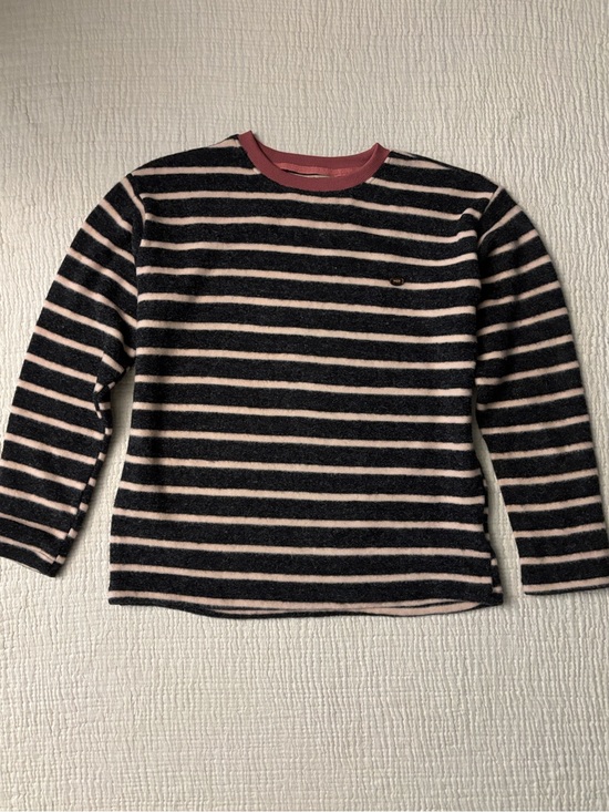 unbranded Sweaters - 3 / $30 💘 soft oversized pink and black striped “egg” sweater